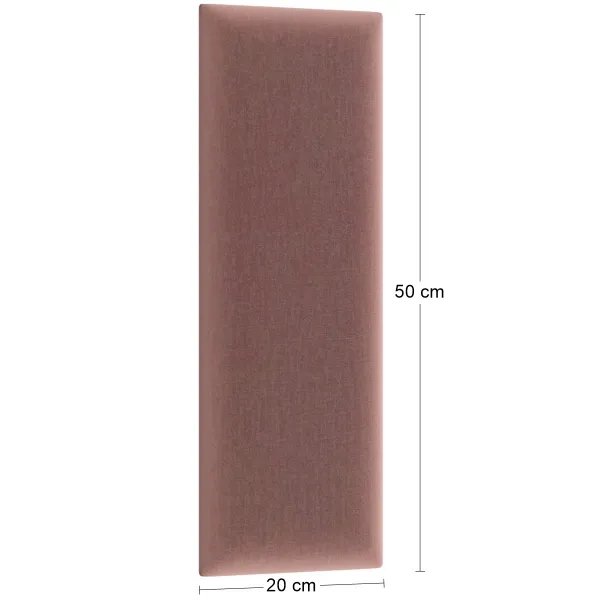 Eltap Čalúnený panel QUADRATTA 50x20 ružový