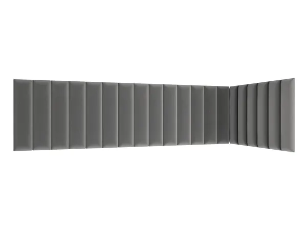 Eltap Čalúnený panel QUADRATTA 60x15 sivý