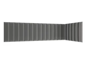 Eltap Čalúnený panel QUADRATTA 60x15 sivý