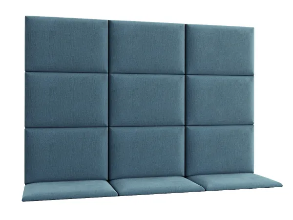 Eltap Čalúnený panel QUADRATTA 60x40 modrý