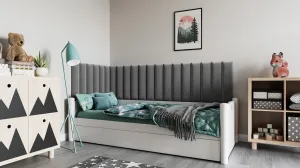 Eltap Čalúnený panel QUADRATTA 60x15 sivý