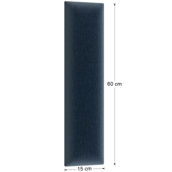 Eltap Čalúnený panel QUADRATTA 60x15 čierny