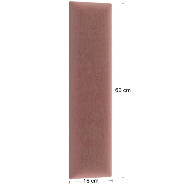 Eltap Čalúnený panel QUADRATTA 60x15 ružový