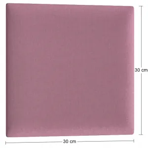 Eltap Čalúnený panel QUADRATTA 30x30 ružový
