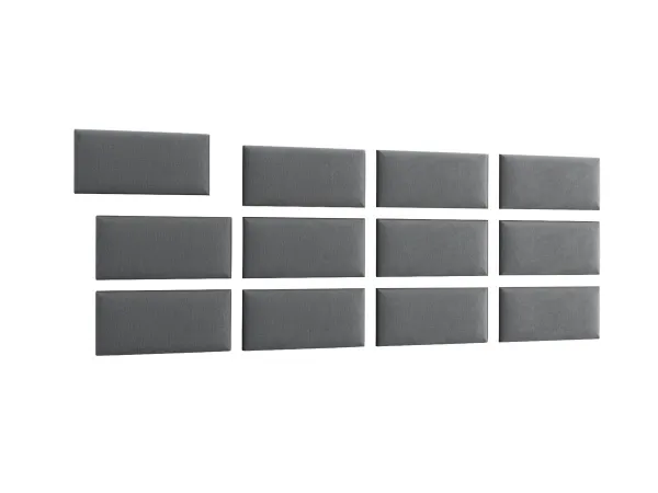 Eltap Čalúnený panel QUADRATTA 60x30 sivý