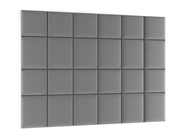 Eltap Čalúnený panel QUADRATTA 40x40 sivý