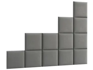 Eltap Čalúnený panel QUADRATTA 40x40 sivý