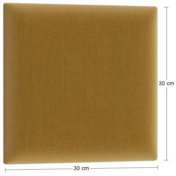 Eltap Čalúnený panel QUADRATTA 30x30 okrová