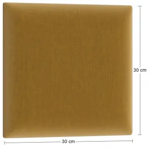 Eltap Čalúnený panel QUADRATTA 30x30 okrová