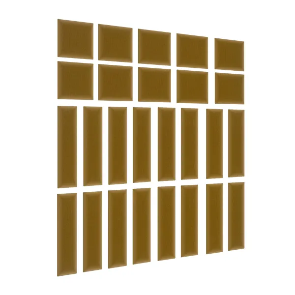 Eltap Čalúnený panel QUADRATTA 30x30 okrová