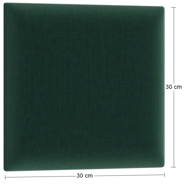 Eltap Čalúnený panel QUADRATTA 30x30 zelený