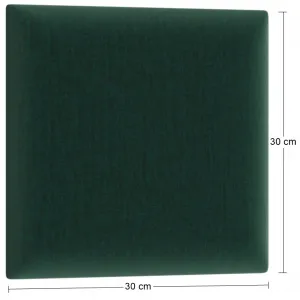 Eltap Čalúnený panel QUADRATTA 30x30 zelený
