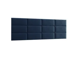 Eltap Čalúnený panel QUADRATTA 60x30 tmavomodrý