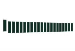 Eltap Čalúnený panel QUADRATTA 60x15 zelený