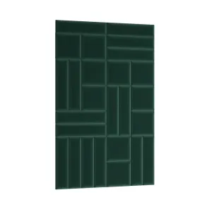 Eltap Čalúnený panel QUADRATTA 30x30 zelený