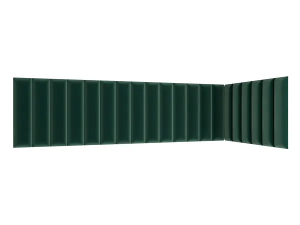 Eltap Čalúnený panel QUADRATTA 60x15 zelený