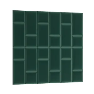Eltap Čalúnený panel QUADRATTA 30x30 zelený