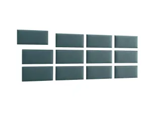 Eltap Čalúnený panel QUADRATTA 60x30 modrý