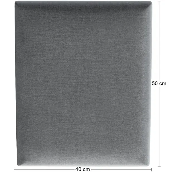 Eltap Čalúnený panel QUADRATTA 50x40 sivý