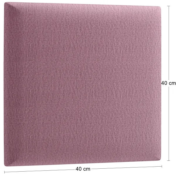 Eltap Čalúnený panel QUADRATTA 40x40 ružový