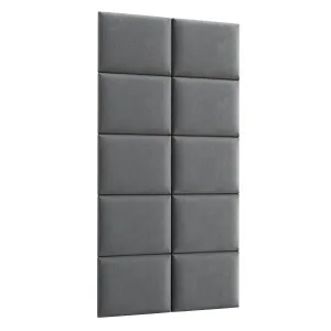 Eltap Čalúnený panel QUADRATTA 50x40 sivý