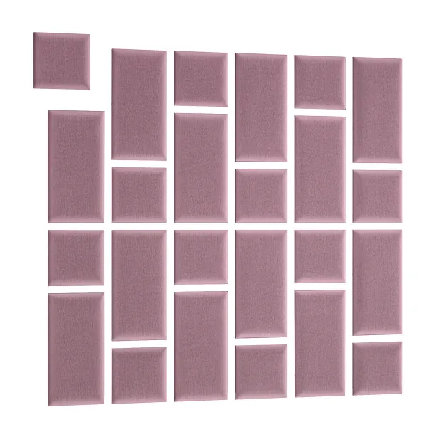 Eltap Čalúnený panel QUADRATTA 60x30 ružový