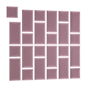 Eltap Čalúnený panel QUADRATTA 60x30 ružový