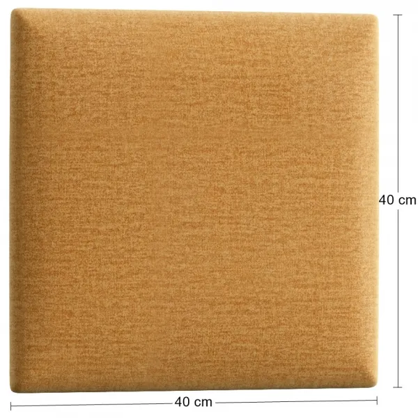 Eltap Čalúnený panel QUADRATTA 40x40 okrová