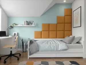 Eltap Čalúnený panel QUADRATTA 40x40 okrová