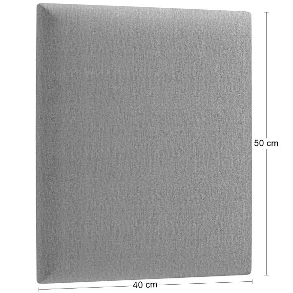 Eltap Čalúnený panel QUADRATTA 50x40 sivý