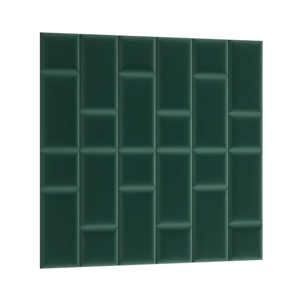 Eltap Čalúnený panel QUADRATTA 60x30 zelený