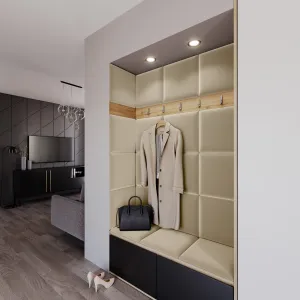 Eltap Čalúnený panel QUADRATTA 40x40 béžový