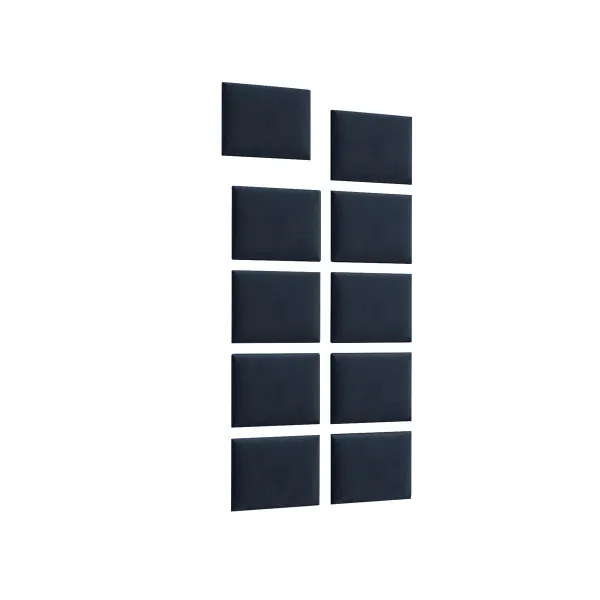 Eltap Čalúnený panel QUADRATTA 50x40 čierny