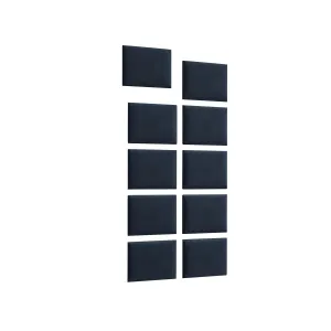 Eltap Čalúnený panel QUADRATTA 50x40 čierny