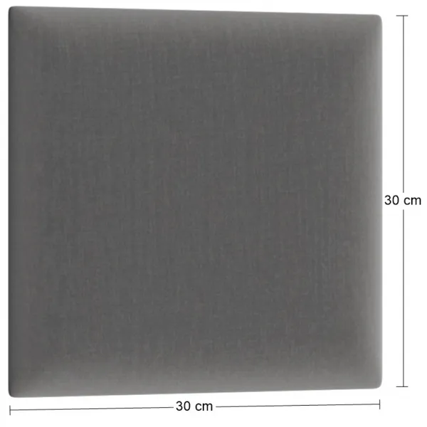 Eltap Čalúnený panel QUADRATTA 30x30 sivý