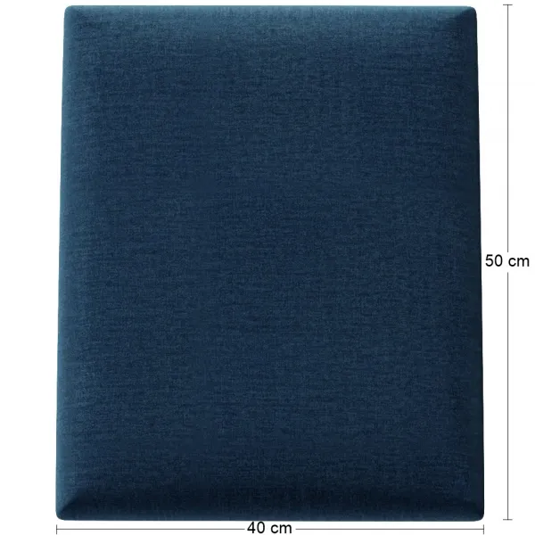 Eltap Čalúnený panel QUADRATTA 50x40 modrý