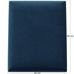 Eltap Čalúnený panel QUADRATTA 50x40 modrý