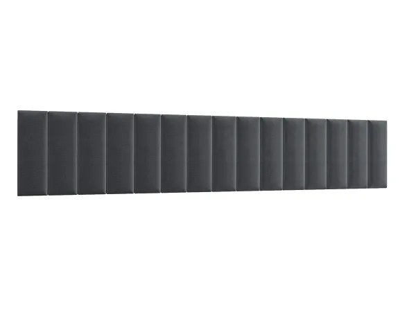 Eltap Čalúnený panel QUADRATTA 60x20 tmavosivý