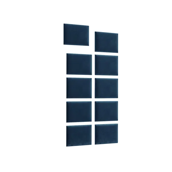 Eltap Čalúnený panel QUADRATTA 50x40 modrý