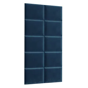 Eltap Čalúnený panel QUADRATTA 50x40 modrý