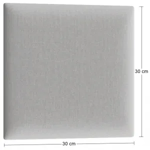 Eltap Čalúnený panel QUADRATTA 30x30 sivý