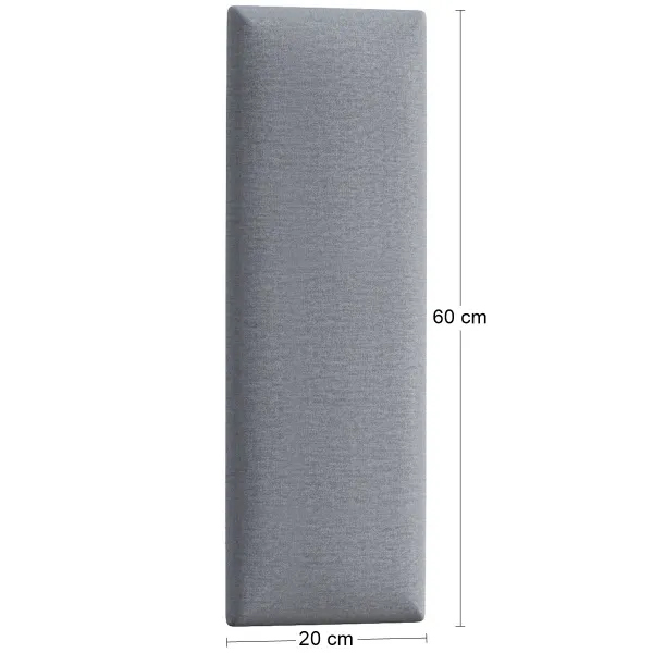 Eltap Čalúnený panel QUADRATTA 60x20 sivý