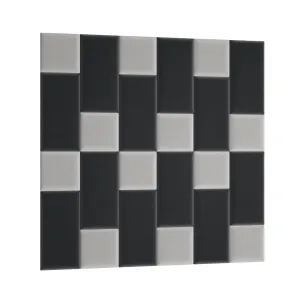 Eltap Čalúnený panel QUADRATTA 30x30 sivý