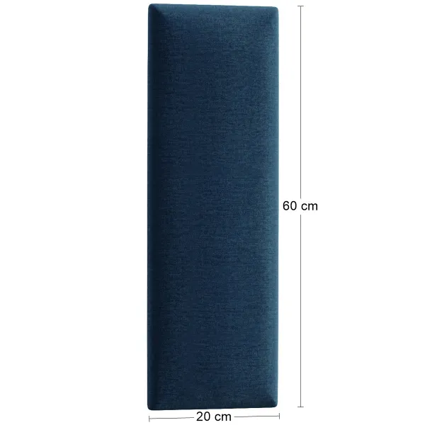 Eltap Čalúnený panel QUADRATTA 60x20 tmavomodrý