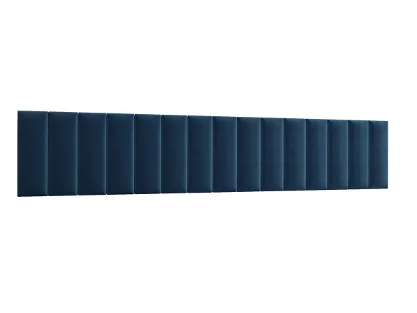 Eltap Čalúnený panel QUADRATTA 60x20 tmavomodrý