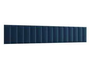 Eltap Čalúnený panel QUADRATTA 60x20 tmavomodrý