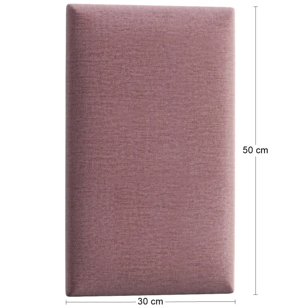 Eltap Čalúnený panel QUADRATTA 50x30 ružový