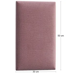 Eltap Čalúnený panel QUADRATTA 50x30 ružový