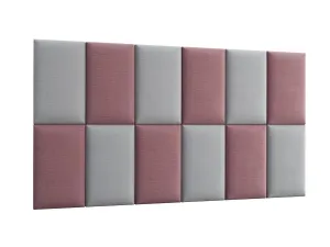 Eltap Čalúnený panel QUADRATTA 50x30 ružový