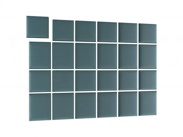 Eltap Čalúnený panel SET QUADRATTA 240x180 modrý